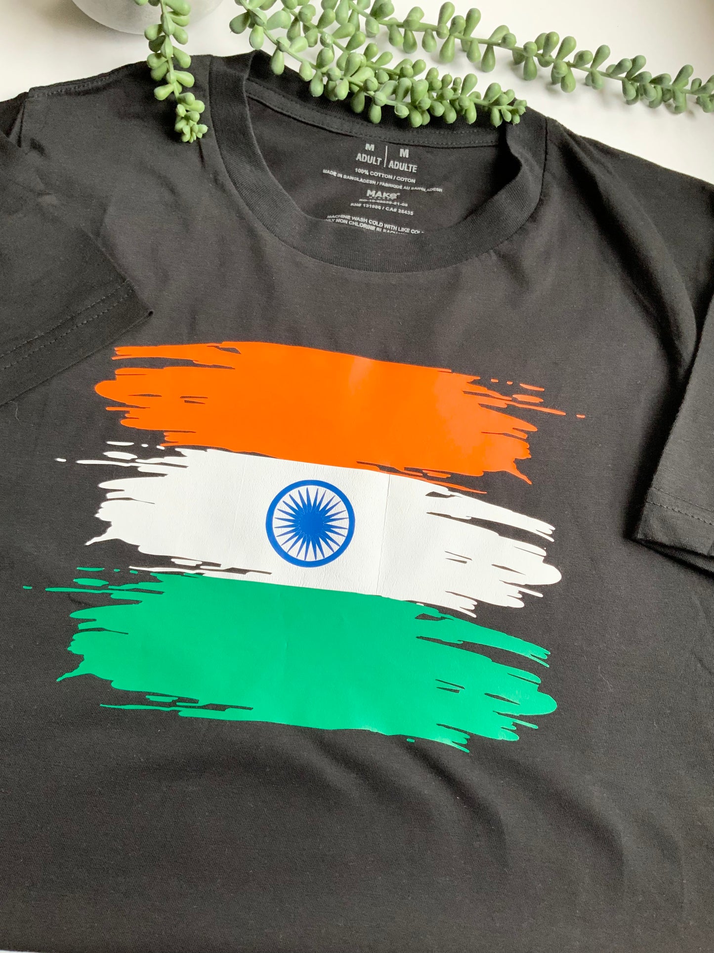 India Flag Short Sleeve T-Shirt