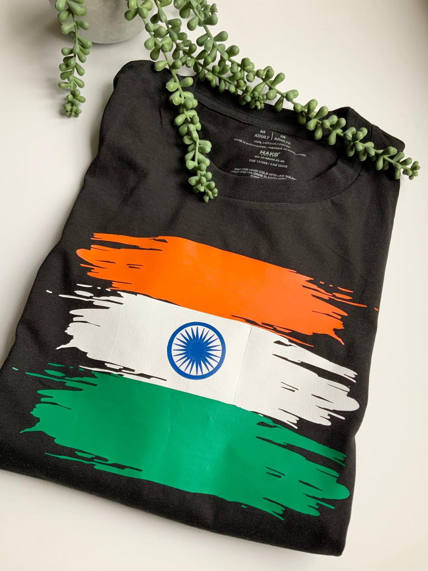 India Flag Short Sleeve T-Shirt