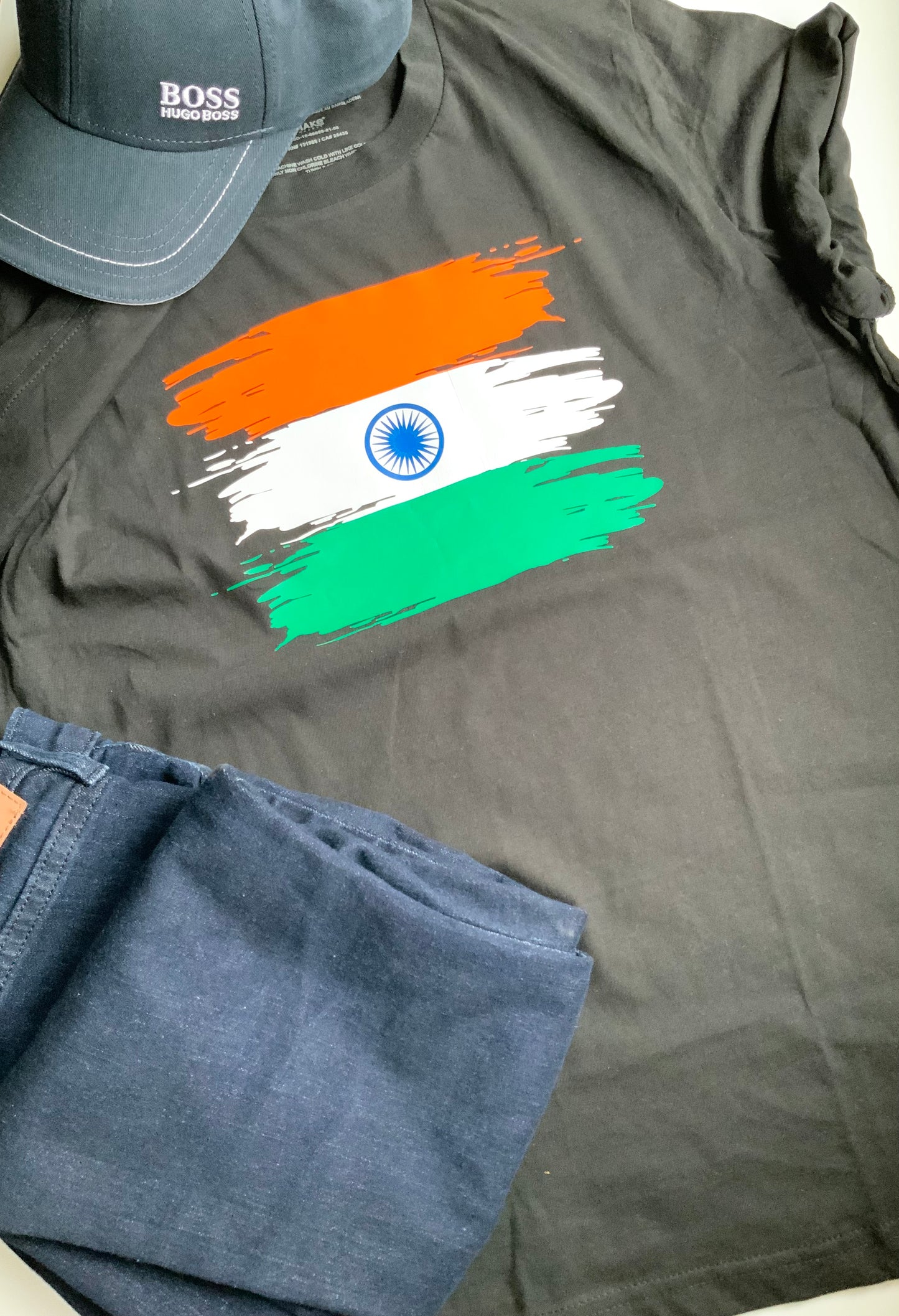 India Flag Short Sleeve T-Shirt