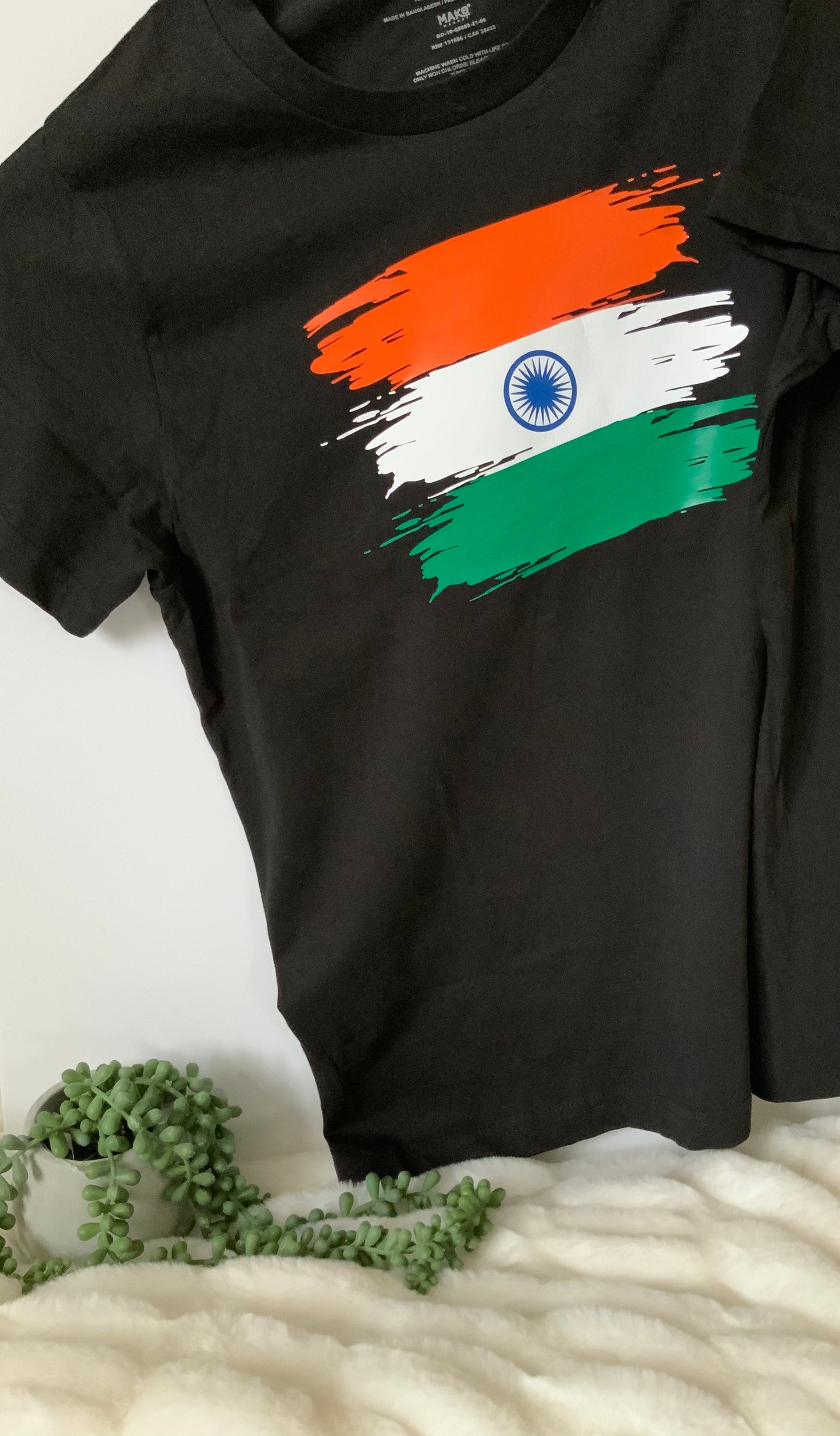 India Flag Short Sleeve T-Shirt