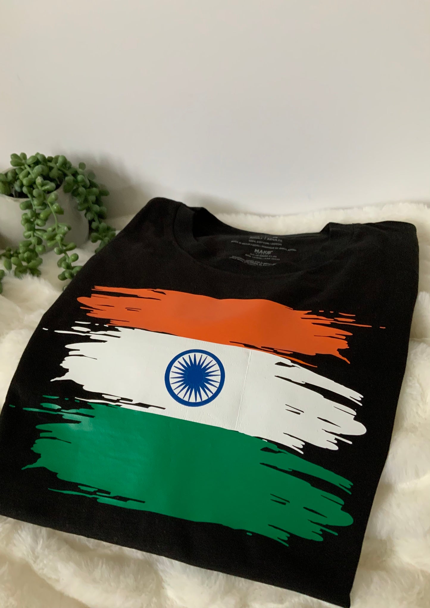 India Flag Short Sleeve T-Shirt